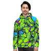 Green And Blue Butterfly Print Men's Hoodie-grizzshop