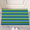 Green And Blue Mexican Baja Door Mat-grizzshop