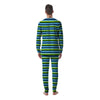 Green And Blue Mexican Baja Men's Pajamas-grizzshop