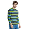 Green And Blue Mexican Baja Men's Sweatshirt-grizzshop