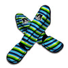 Green And Blue Mexican Baja Muay Thai Shin Guard-grizzshop