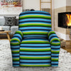 Green And Blue Mexican Baja Recliner Cover-grizzshop