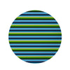 Green And Blue Mexican Baja Round Rug-grizzshop