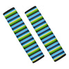 Green And Blue Mexican Baja Seat Belt Cover-grizzshop