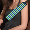 Green And Blue Mexican Baja Seat Belt Cover-grizzshop