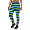 Green And Blue Mexican Baja Women's Joggers-grizzshop