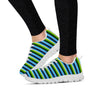 Green And Blue Mexican Baja Women's Sneakers-grizzshop