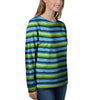 Green And Blue Mexican Baja Women's Sweatshirt-grizzshop