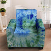 Green And Blue Tie Dye Armchair Cover-grizzshop