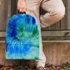 Green And Blue Tie Dye Backpack-grizzshop