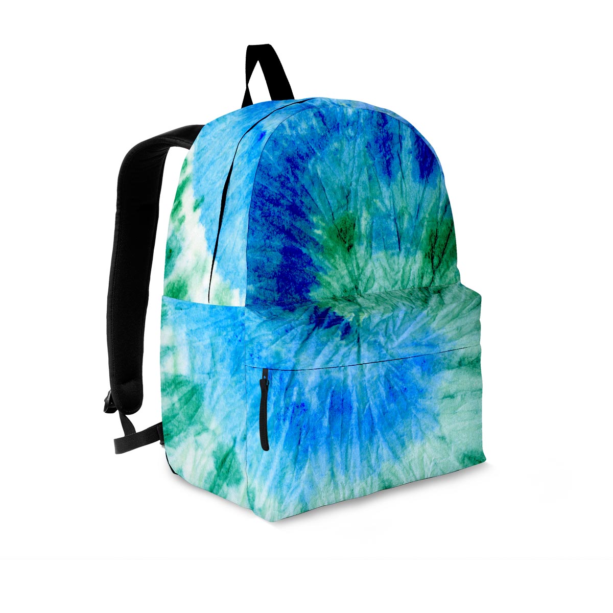 Green And Blue Tie Dye Backpack-grizzshop