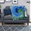 Green And Blue Tie Dye Blanket-grizzshop