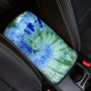 Green And Blue Tie Dye Car Console Cover-grizzshop