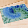 Green And Blue Tie Dye Door Mat-grizzshop