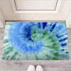 Green And Blue Tie Dye Door Mat-grizzshop