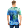 Green And Blue Tie Dye Men T Shirt-grizzshop