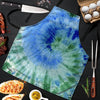 Green And Blue Tie Dye Men's Apron-grizzshop