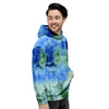 Green And Blue Tie Dye Men's Hoodie-grizzshop