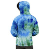 Green And Blue Tie Dye Men's Hoodie-grizzshop