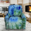 Green And Blue Tie Dye Recliner Cover-grizzshop