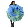 Green And Blue Tie Dye Umbrella-grizzshop