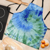 Green And Blue Tie Dye Women's Apron-grizzshop