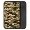 Green And Brown Camouflage Print Car Console Cover-grizzshop