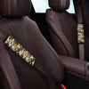 Green And Brown Camouflage Print Seat Belt Cover-grizzshop