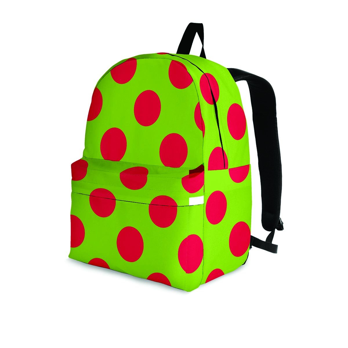 Green And Red Polka Dot Backpack-grizzshop