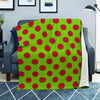 Green And Red Polka Dot Blanket-grizzshop