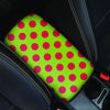 Green And Red Polka Dot Car Console Cover-grizzshop