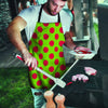 Green And Red Polka Dot Men's Apron-grizzshop