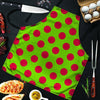 Green And Red Polka Dot Men's Apron-grizzshop