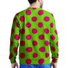 Green And Red Polka Dot Men's Sweatshirt-grizzshop