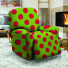 Green And Red Polka Dot Recliner Cover-grizzshop