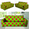 Green And Red Polka Dot Sofa Cover-grizzshop