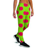 Green And Red Polka Dot Women's Joggers-grizzshop