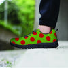 Green And Red Polka Dot Women's Sneakers-grizzshop