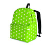 Green And White Polka Dot Backpack-grizzshop