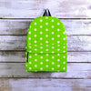 Green And White Polka Dot Backpack-grizzshop