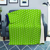 Green And White Polka Dot Blanket-grizzshop