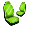 Green And White Polka Dot Car Seat Covers-grizzshop