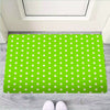 Green And White Polka Dot Door Mat-grizzshop