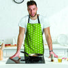 Green And White Polka Dot Men's Apron-grizzshop