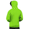 Green And White Polka Dot Men's Hoodie-grizzshop