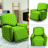 Green And White Polka Dot Recliner Cover-grizzshop