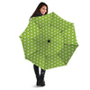 Green And White Polka Dot Umbrella-grizzshop