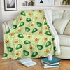 Green Avocado Pattern Print Blanket-grizzshop