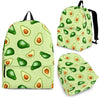Green Avocado Pattern Print Premium Backpack-grizzshop