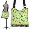 Green Avocado Patttern Print Crossbody Bags-grizzshop